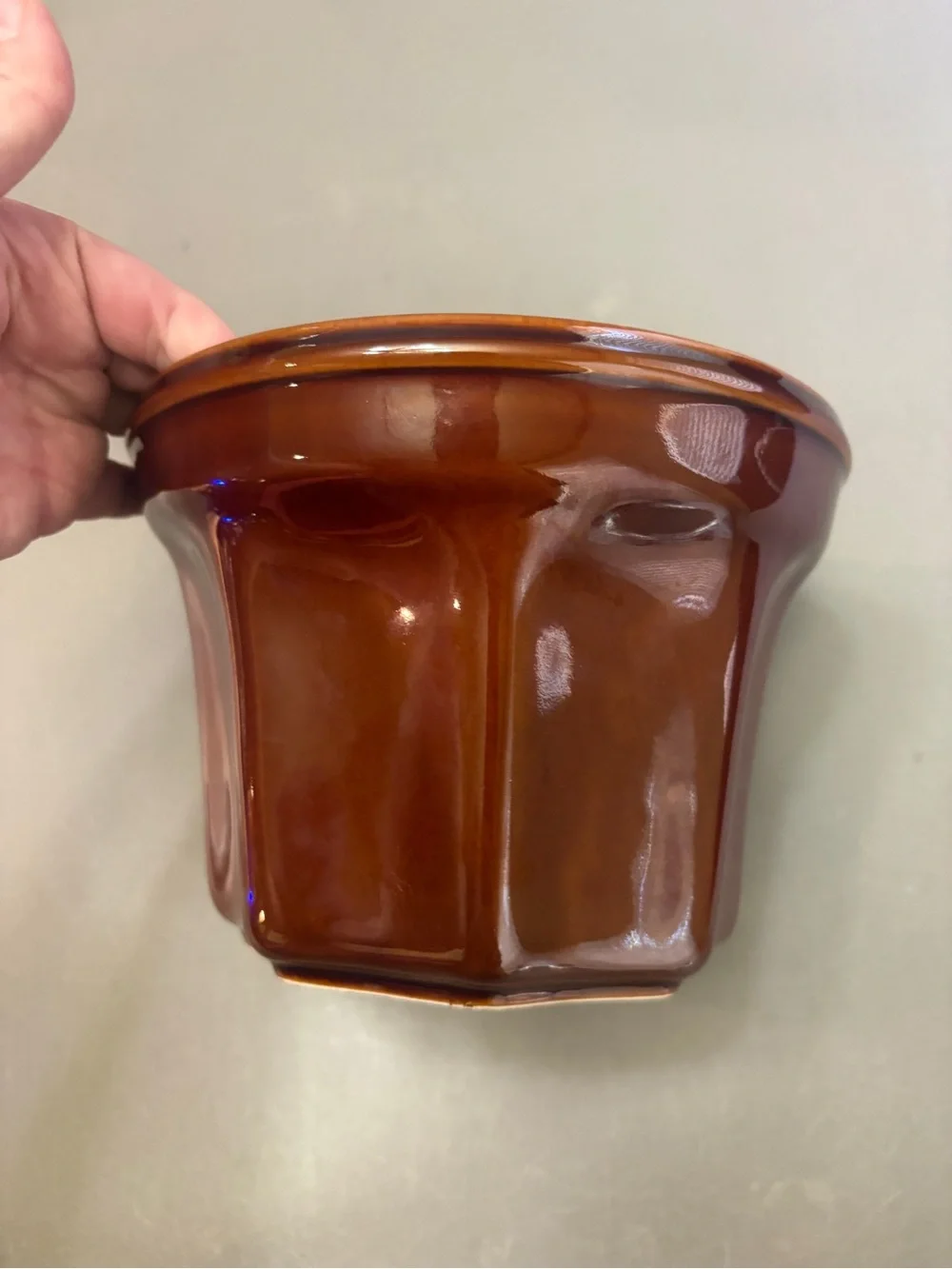Williams Sonoma Brown Ceramic Monkey Bread Mold